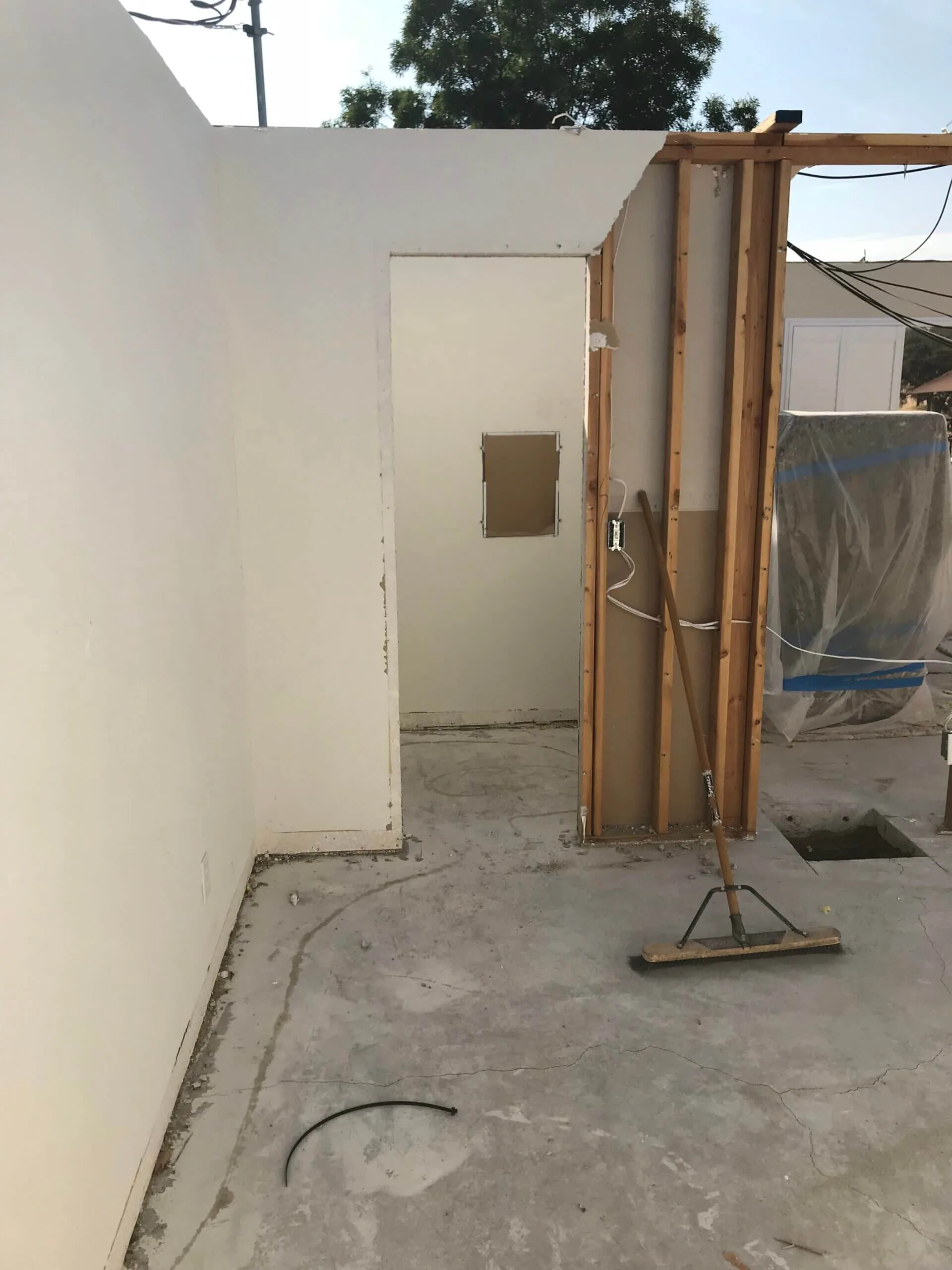 General contractor job site in Clovis, CA